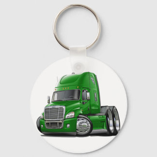 Freightliner Cascadia Green Truck Key Ring