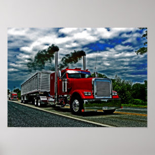 Freightliner Rollin' Poster
