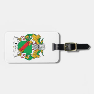 Freire Family Crest Luggage Tag