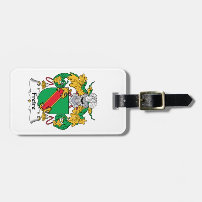 Freire Family Crest Luggage Tag (Front Horizontal)