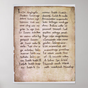 Freising Manuscript replica print