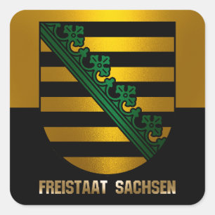 Freistaat Sachsen                                  Square Sticker