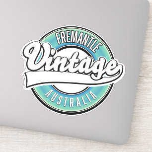 Fremantle australia vintage style logo.