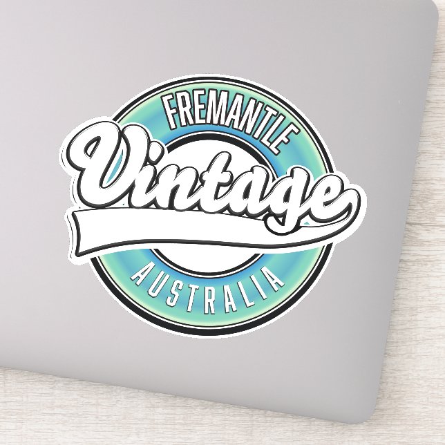 Fremantle australia vintage style logo. (Detail)
