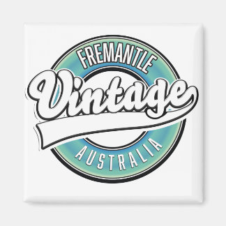 Fremantle australia vintage style logo. magnet