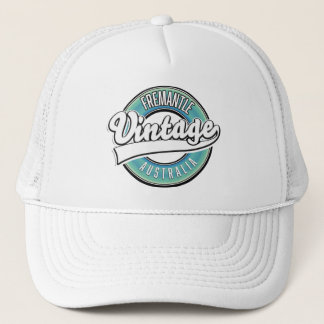 Fremantle australia vintage style logo. trucker hat