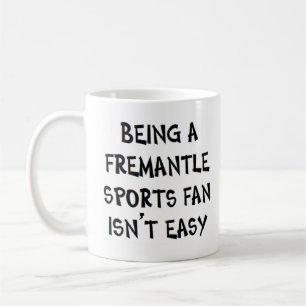 fremantle sports fan, being coffee mug