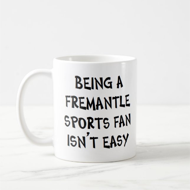 fremantle sports fan, being coffee mug (Left)