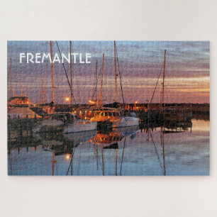 Fremantle: Yachts at evening, Australia Jigsaw Puzzle