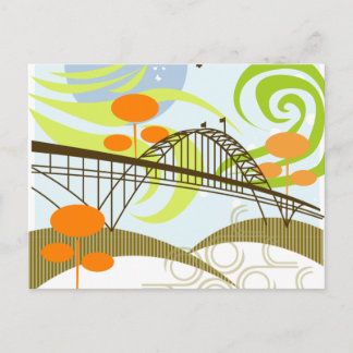 Fremont Bridge Portland Postcard