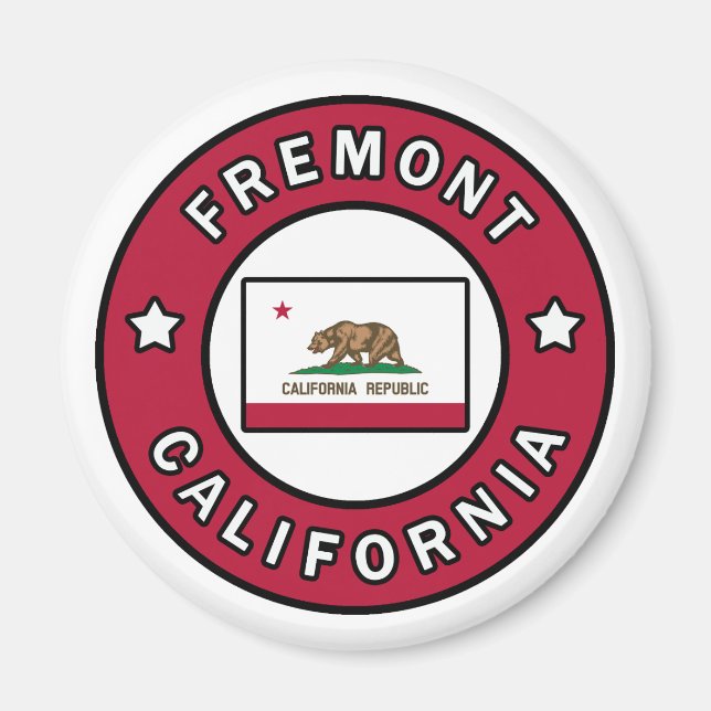 Fremont California Magnet (Front)