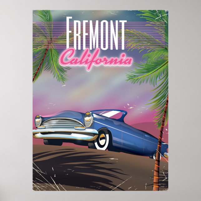 Fremont California travel poster (Front)