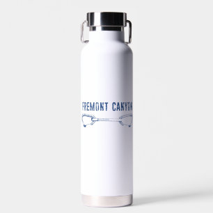 Fremont Canyon Wyoming Rock Climbing Quickdraw Water Bottle