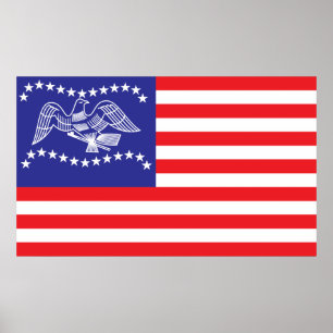 Fremont city flag poster