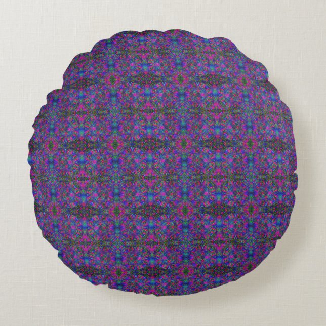 Fremont Lights Fibre Round Cushion (Front)