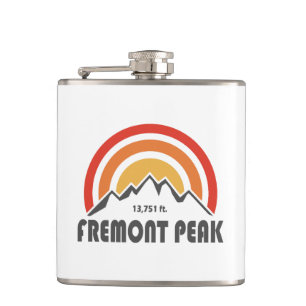 Fremont Peak Wyoming Hip Flask