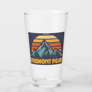 Fremont Peak Wyoming Retro Turquoise Glass