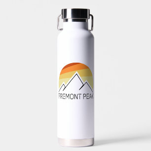 Fremont Peak Wyoming Retro Water Bottle