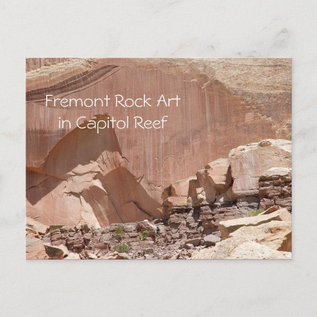 Fremont Petroglyphs Postcard (Front)