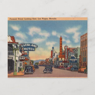 Fremont Street, Las Vegas, Nevada Postcard
