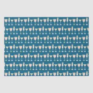 French 75 Martini Bit Older Signature Cocktail Tissue Paper