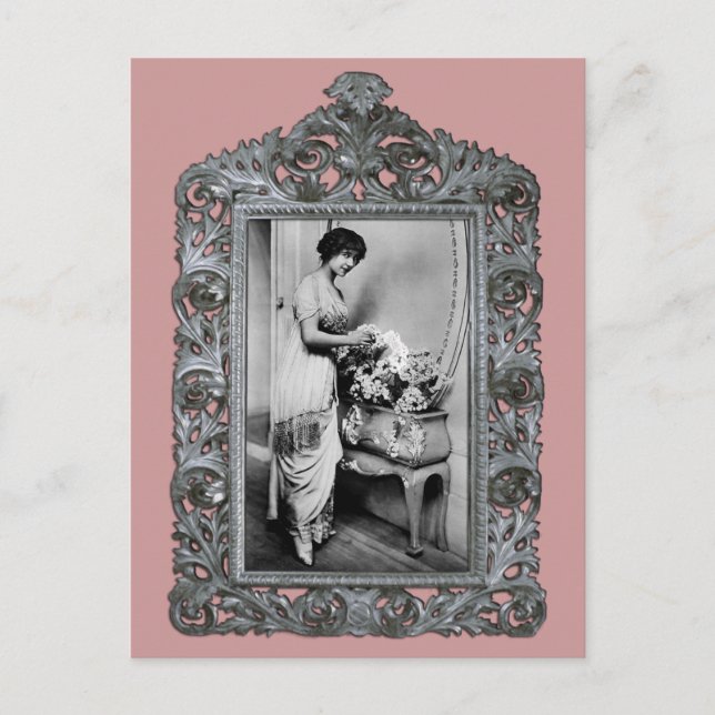 French Actress Postcard (Front)