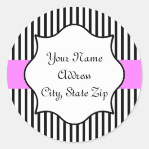 French Address Sticker