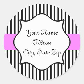 French Address Sticker