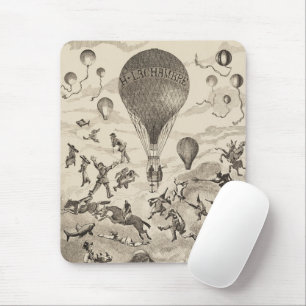 French Advertisement For Balloon Manufacturer Mouse Mat