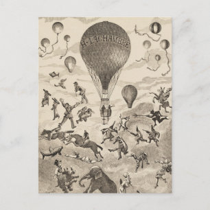 French Advertisement For Balloon Manufacturer Postcard