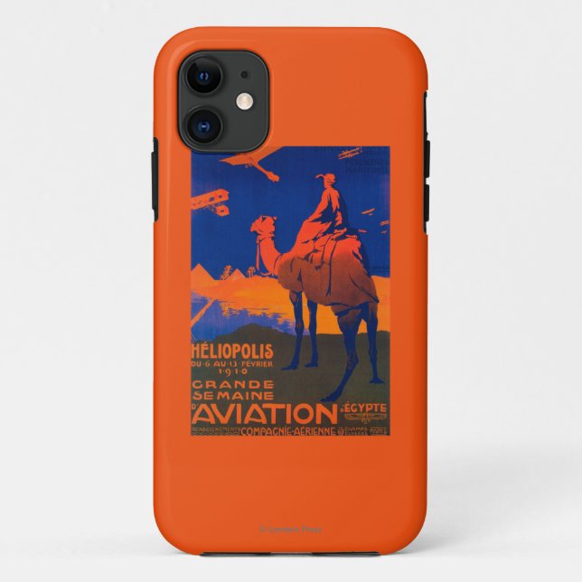 French Airline Promotional Poster Case-Mate iPhone Case (Back)