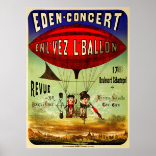 French Airship Poster