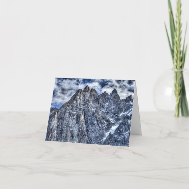 French Alps Chamonix Vista Card (Front)