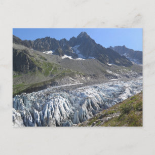 French Alps glacier Postcard