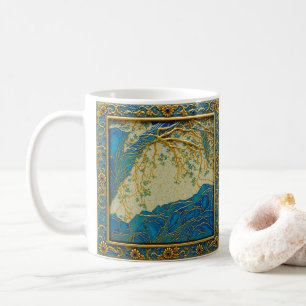 French Alps Gold Turquoise Lapis Colours Coffee Mug