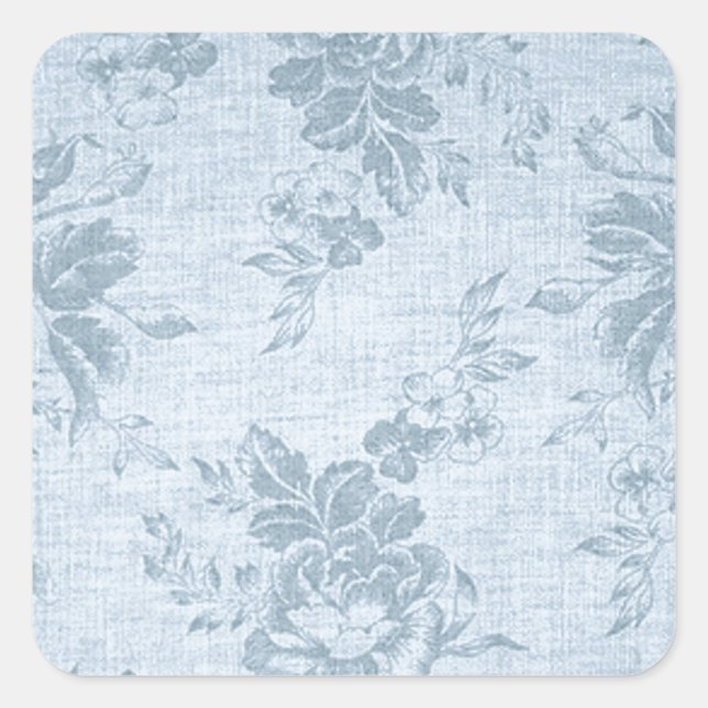 French Amour Square Sticker (Front)