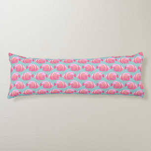 French Angelfish Dream Pattern #1 #fish #wall #art Body Cushion