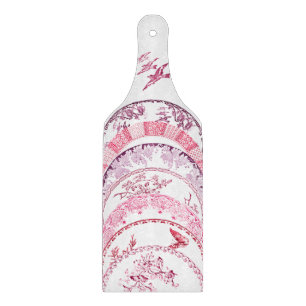 French Antique Plate   RED BIRD Decorative Board