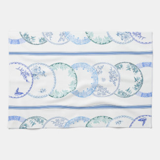 French Antique Plates | BLUE Kitchen Towel