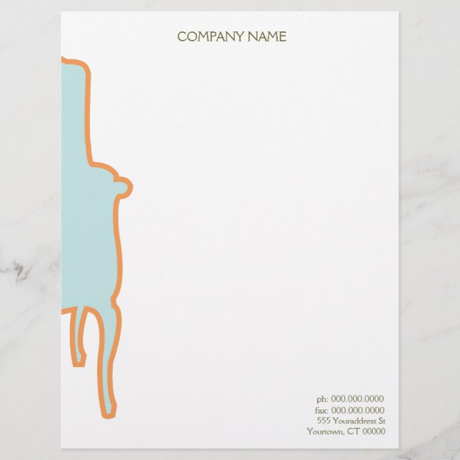French Armchair Letterhead (Front)
