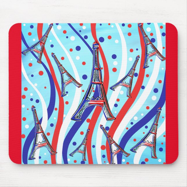 French Art Mouse Mat (Front)