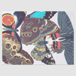 French Art Nouveau Butterflies Tissue Paper
