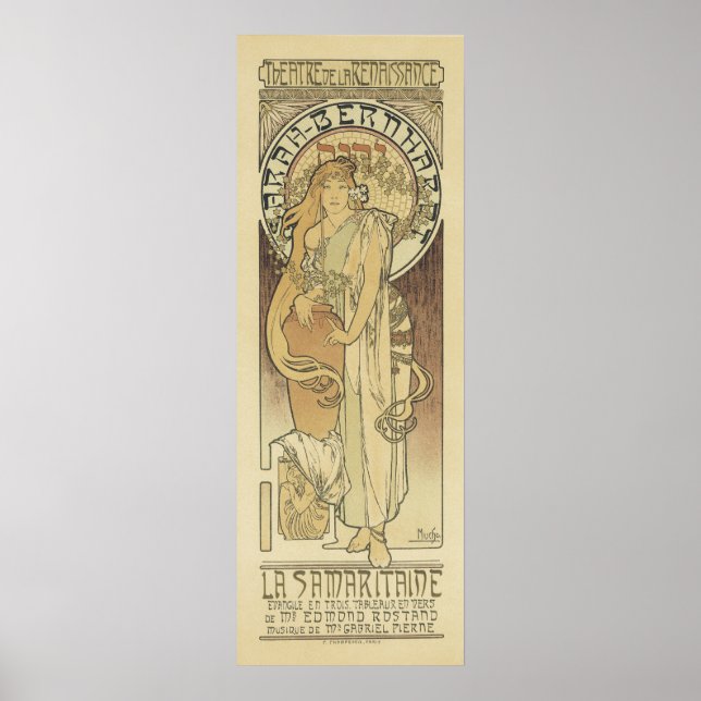 French Art Nouveau Posters - Mucha (Front)