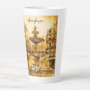 French art of living in Lyon Latte Mug