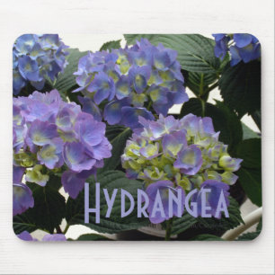 French Baby Blue Hydrangeas Mouse Mat