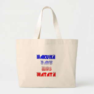 French Baby Kids Hakuna Matata.png Large Tote Bag