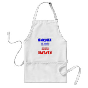 French Baby Kids Hakuna Matata.png Standard Apron