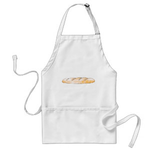 French baguette bread standard apron