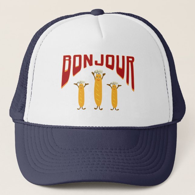 French baguette trucker hat (Front)