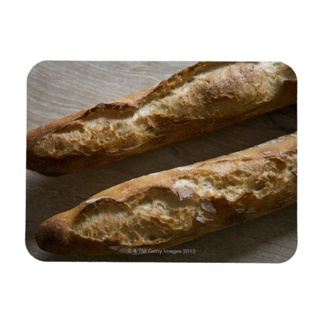 French baguettes, French bread, close up Magnet (Horizontal)